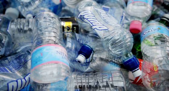 Empty plastic bottles (Image: AAP/Tracey Nearmy)