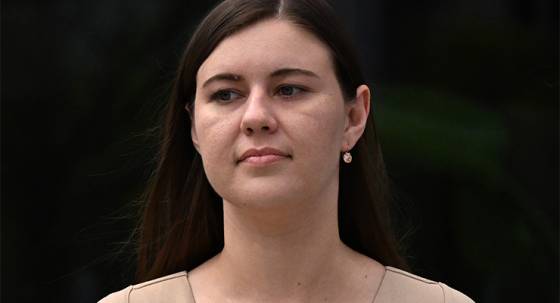 Former Liberal Party staffer Brittany Higgins (Image: AAP/Mick Tsikas)
