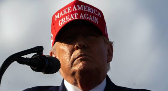 Former US president Donald Trump