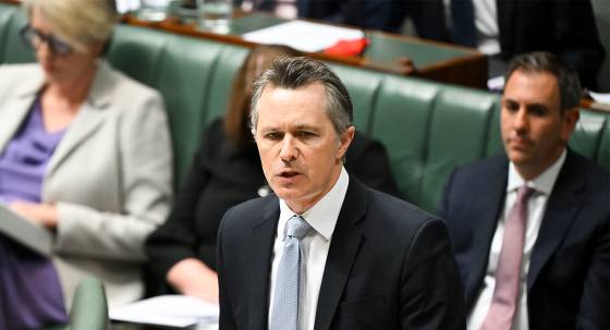 Education Minister Jason Clare (Image: AAP/Lukas Coch)