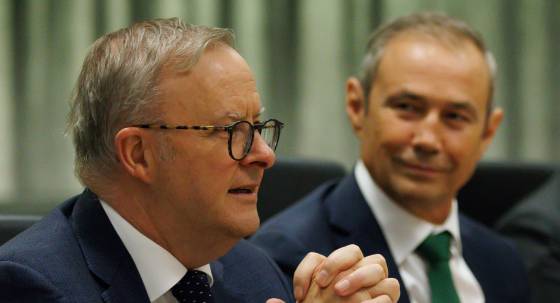 Anthony Albanese and WA Premier Roger Cook (Image: AAP)