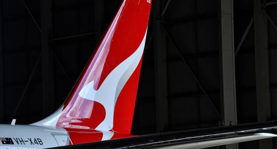 A Qantas aircraft (Image: AAP/Bianca De Marchi)