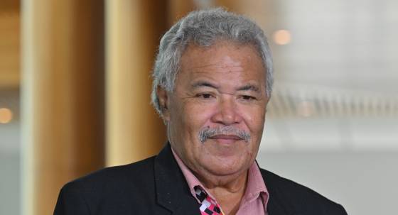 Tuvalu’s former prime minister Enele Sopoaga (Image: AAP/Mick Tsikas)