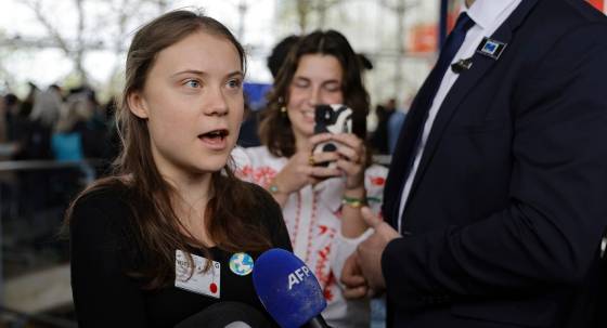 Swedish climate activist Greta Thunberg (Image: EPA/Ronald Wittek)