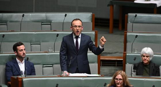 Greens leader Adam Bandt (Image: AAP/Lukas Coch)