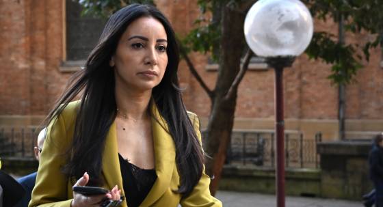 Antoinette Lattouf arrives at the Federal Court on Tuesday June 25 (Image: AAP/Dean Lewins)