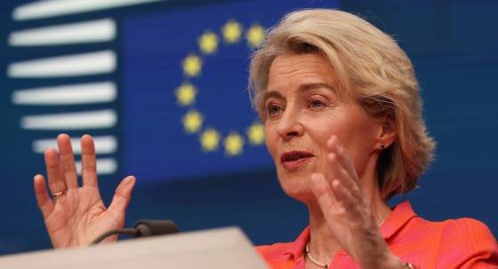 European Commission President Ursula von der Leyen (Image: EPA/Olivier Hoslet)