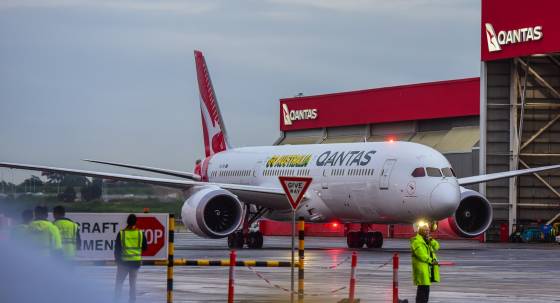 Qantas Boeing 787 at Sydney Airport (Image: SOPA Images/Sipa USA/Alexander Bogatyrev)