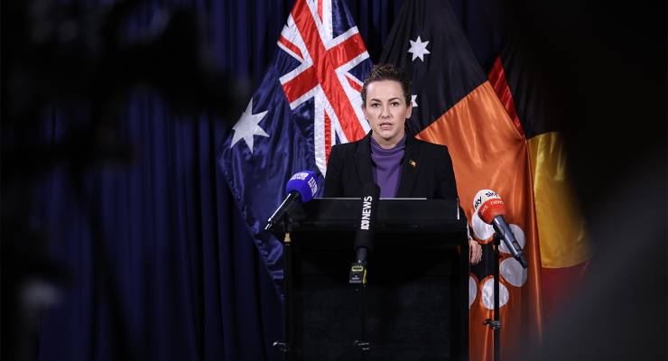 NT Chief Minister Lia Finocchiaro (Image: AAP/Amanda Parkinson)