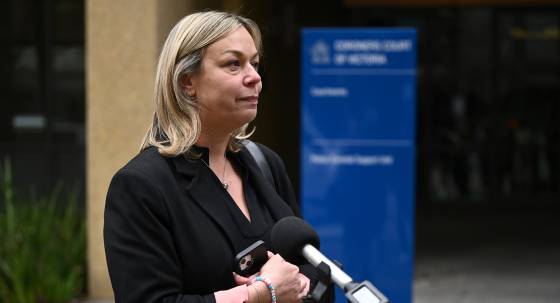 Angela Pucci Love, sister of Bridget Flack (Image: AAP/Joel Carrett)