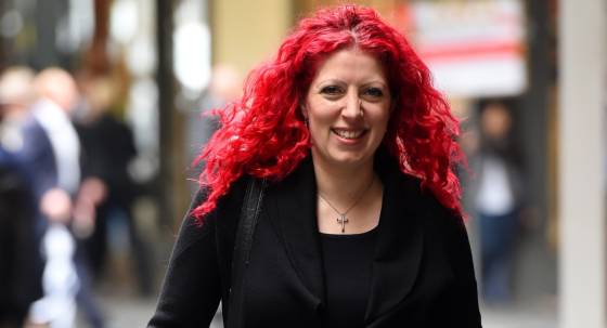 Victorian Health Service Union head Diana Asmar (Image: AAP/Dan Himbrechts)