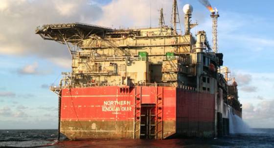 The Northern Endeavour offshore oil rig (Image: Boiling Cold)