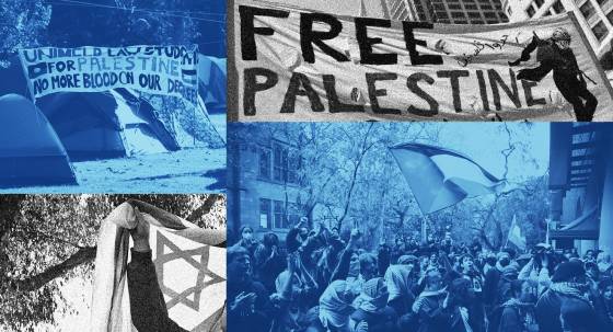 Pro-Palestine and pro-Israel protesters from universities across Australia (Image: Private Media)