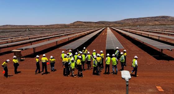 A solar farm in WA (Image: AAP/Melanie Burton)