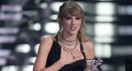 Taylor Swift at the MTV Video Music Awards last month (Image: AP/Charles Sykes)