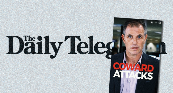 Daily Telegraph editor Ben English (Image: The Daily Telegraph/Private Media)